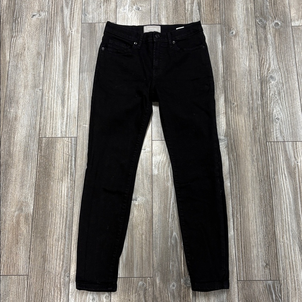 Everlane Black Denim Mid-Rise Ankle Jeans